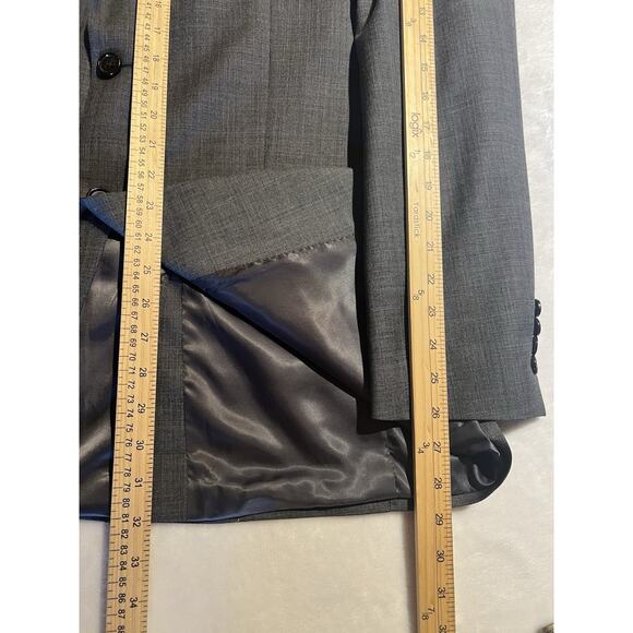 Ralph Lauren LRL Mens 44L 38x32 Gray Nailhead Quality Suit Modern - Picture 12 of 16